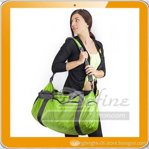 Durable sports fitness duffle bag for gym